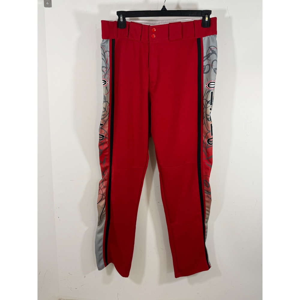 Elite Adult Large Red Graphic Motocross BMX Racing Pants Made USA